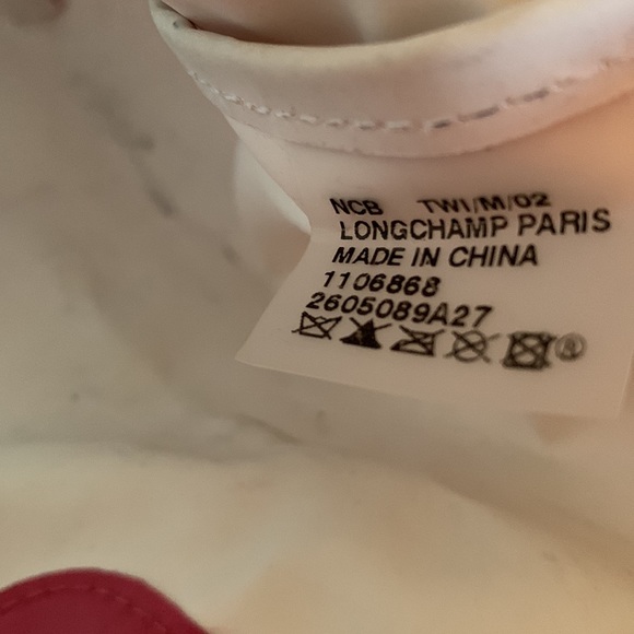 ⚡️Longchamp Pink Medium Le Pilage Tote Bag Business Casual Purse Preppy Satchel - Picture 11 of 12